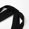 Slim fit bow hanging neck collar puffy dress for women